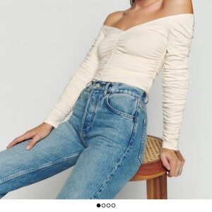 Reformation Leonora Knit Top
